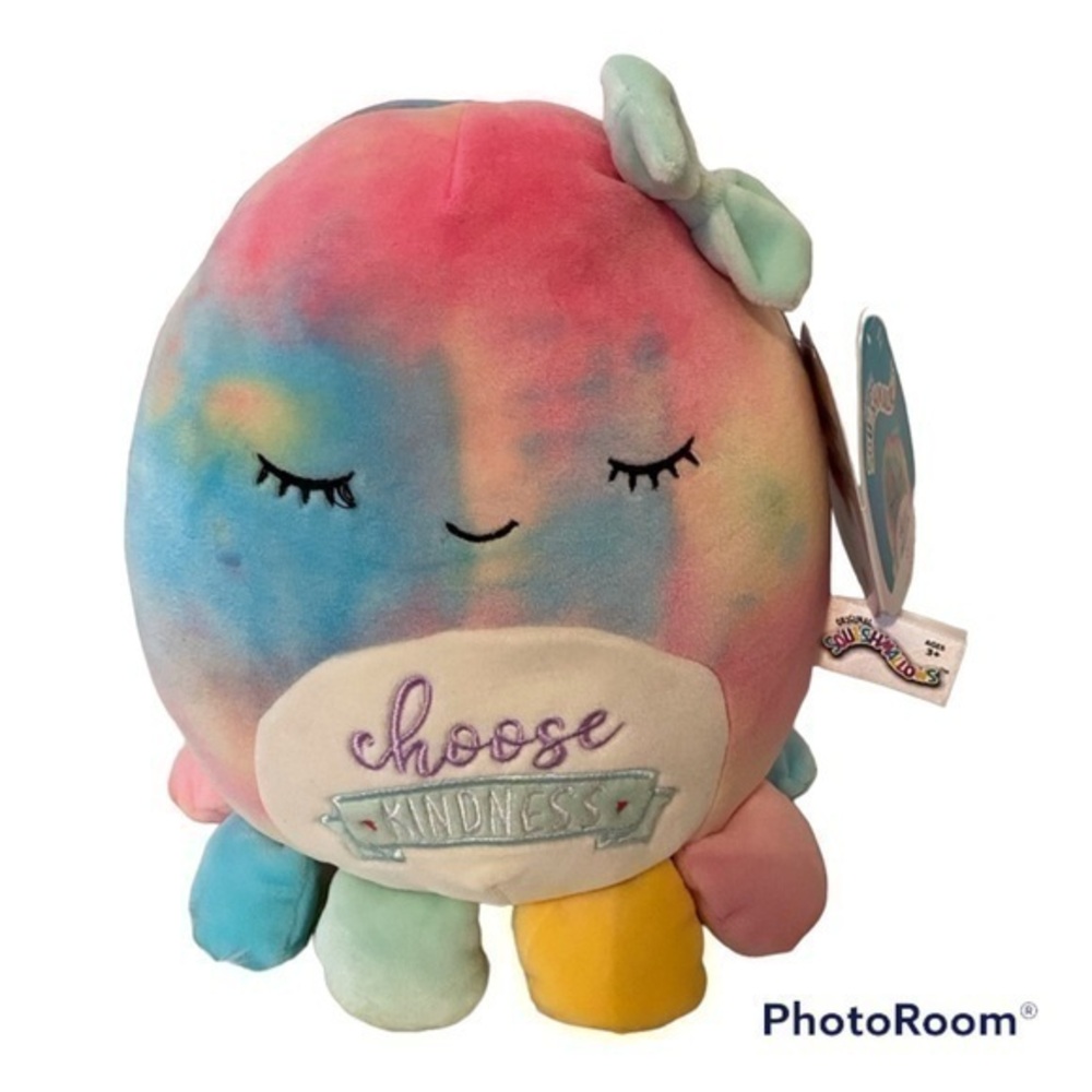 Opal Squishmallow NWT height counting her feet’s 12”. Choose Kindness